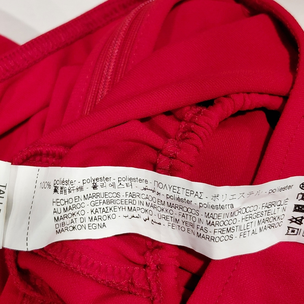 Zara Red Long-Sleeve Heart Cutout Bodysuit - Picture 6 of 6